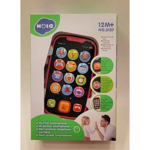 Toy Phone with Music & Light 15 Functions for Ages 12-18 Months Pink